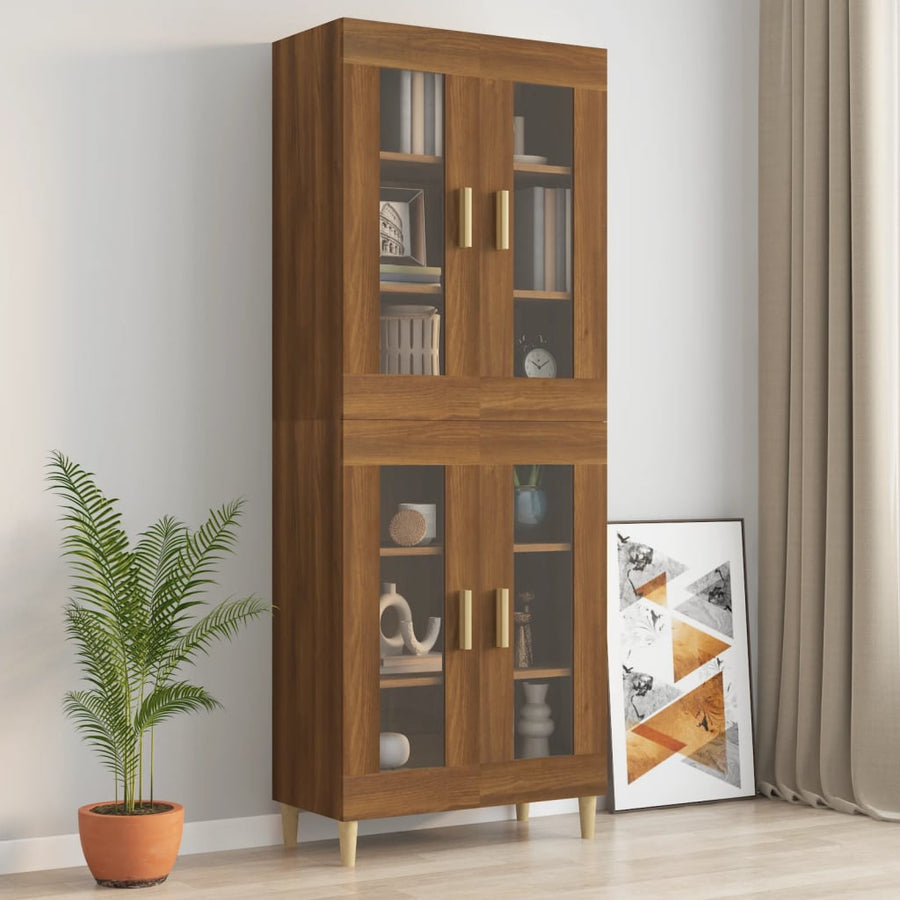 Hangkast 69,5X34X90 Cm Bruin Eikenkleur