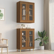 Bovenkast 69,5x34x90 cm bruin eiken