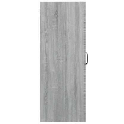 Hangkast 69,5X34X90 Cm Grijs Sonoma Eikenkleurig
