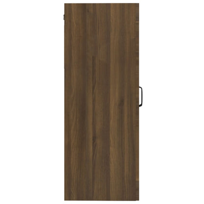 Hangkast 69,5X34X90 Cm Bruin Eikenkleur
