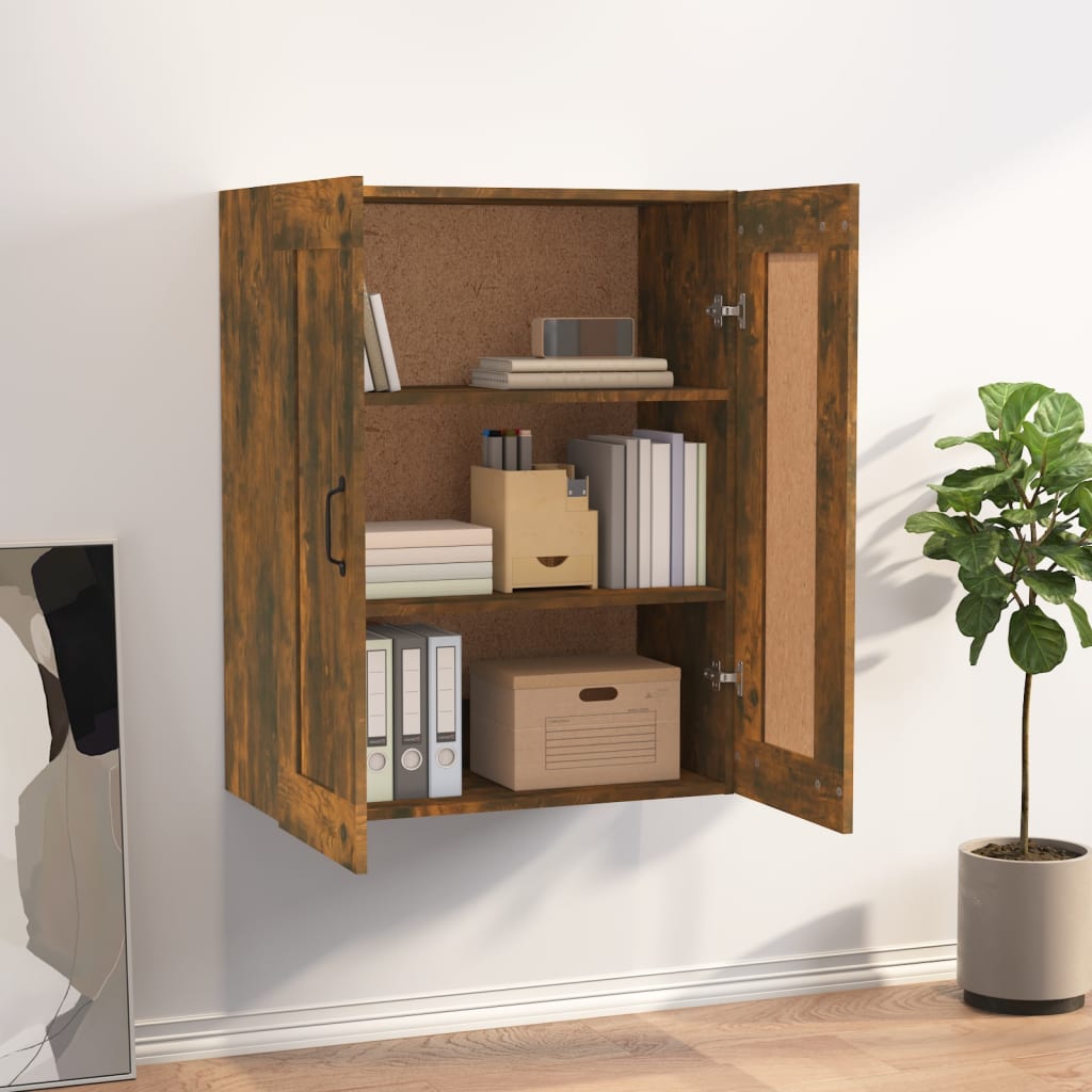 Hangkast 69,5X32,5X90 Cm Gerookt Eikenkleurig