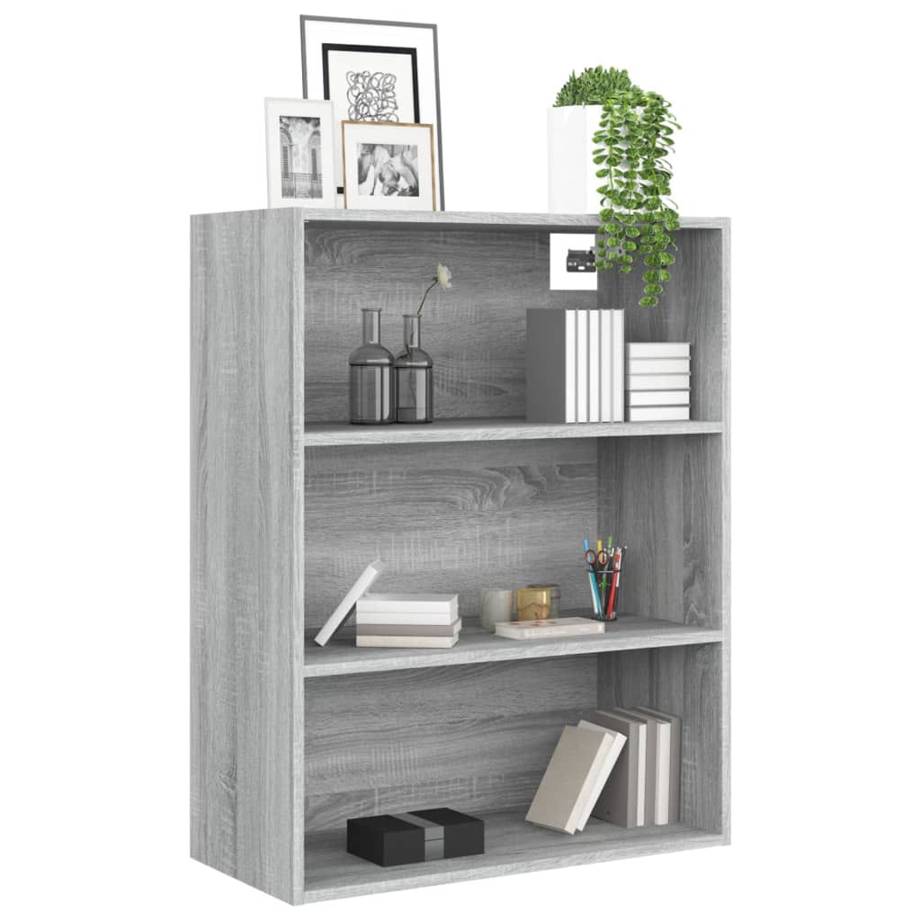 Hangkast 69,5X32,5X90 Cm Grijs Sonoma Eikenkleurig