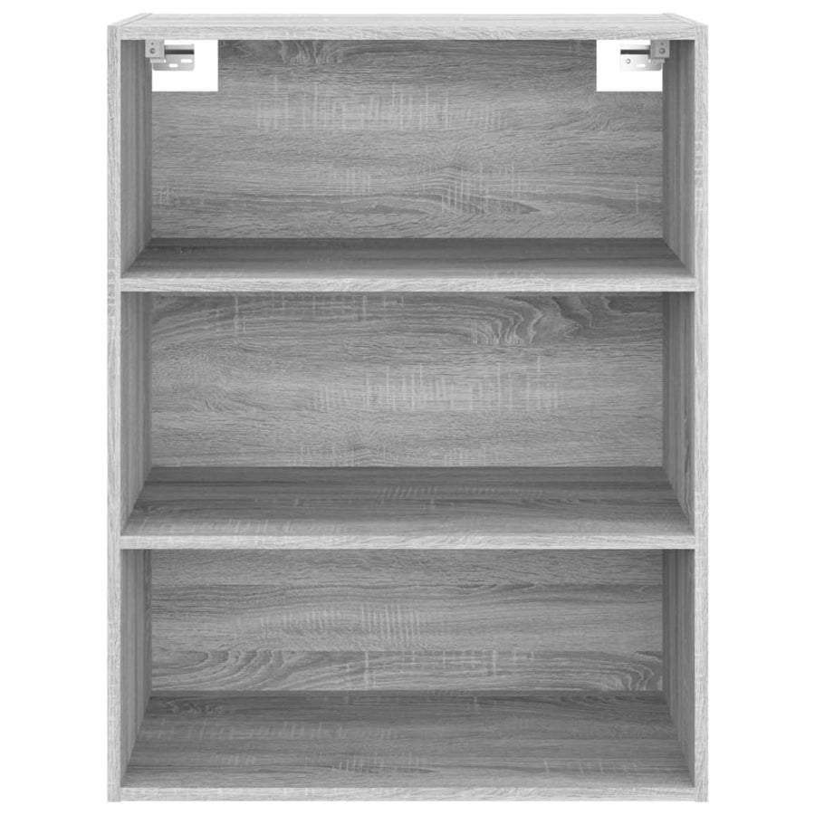 Hangkast 69,5X32,5X90 Cm Grijs Sonoma Eikenkleurig