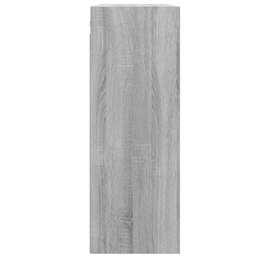 Hangkast 69,5X32,5X90 Cm Grijs Sonoma Eikenkleurig