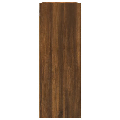 Hangkast 69,5X32,5X90 Cm Bruin Eikenkleur