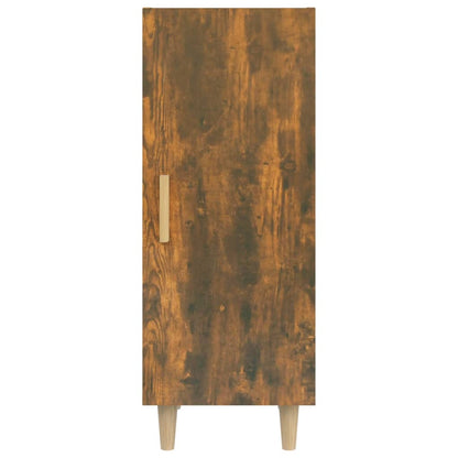 Dressoir 34,5X34X90 Cm Bewerkt Hout Gerookt Eikenkleurig