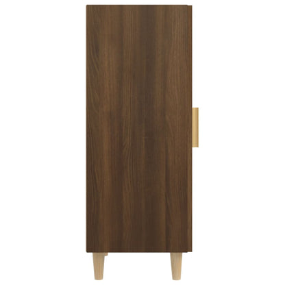 Dressoir 34,5X34X90 Cm Bewerkt Hout Bruin Eikenkleur
