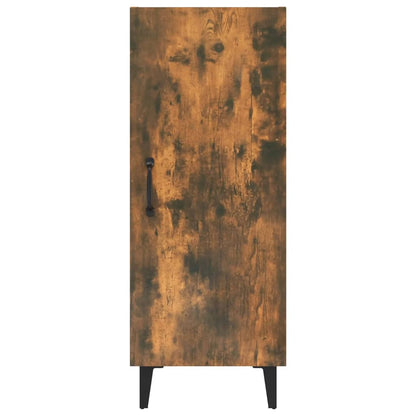 Dressoir 34,5X34X90 Cm Bewerkt Hout Gerookt Eikenkleurig