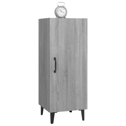 Dressoir 34,5X34X90 Cm Bewerkt Hout Grijs Sonoma Eikenkleurig