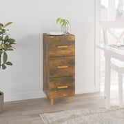 Dressoir 34.5x34x90 cm bewerkt hout gerookt eiken