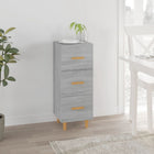 Sideboard 34.5x34x90 cm engineered wood grey Sonoma oak colour