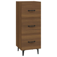 Dressoir 34,5X34X90 Cm Bewerkt Hout Bruin Eikenkleur