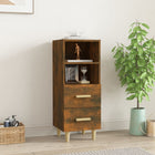 Sideboard 34.5x34x90 cm engineered wood smoked oak-colored
