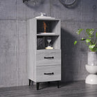 Dressoir 34,5x34x90 cm bewerkt hout grijs sonoma