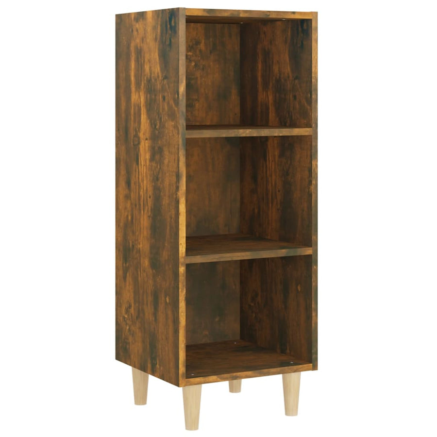 Dressoir 34,5X32,5X90 Cm Bewerkt Hout Kleurig Gerookt eiken
