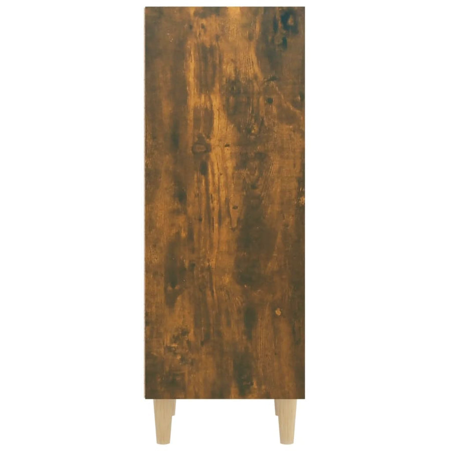 Dressoir 34,5X32,5X90 Cm Bewerkt Hout Kleurig Gerookt eiken