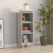 Sideboard 34.5x32.5x90 cm engineered wood grey Sonoma oak colour