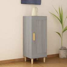 Dressoir 34,5X34X90 Cm Bewerkt Hout Grijs Sonoma Eikenkleurig
