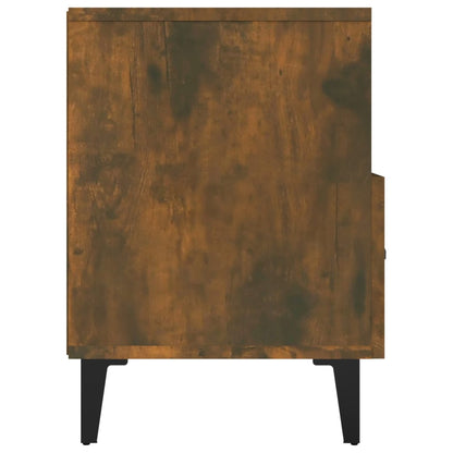 Tv-Meubel 80X36X50 Cm Bewerkt Hout Kleurig Gerookt eiken