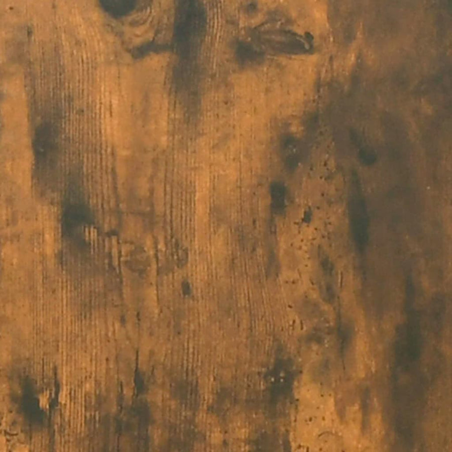 Tv-Meubel 80X36X50 Cm Bewerkt Hout Kleurig Gerookt eiken