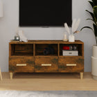 TV cabinet 102x36x50 cm engineered wood smoked oak color