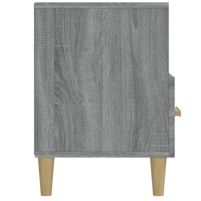 Tv-Meubel 02X36X50 Cm Bewerkt Hout Eikenkleurig Grijs sonoma