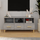 Tv-meubel 102x36x50 cm grijs sonoma eiken