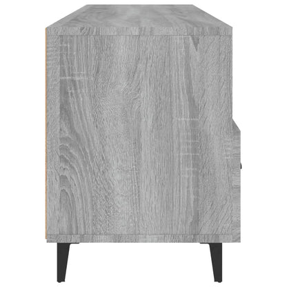 Tv-Meubel 02X35X50 Cm Bewerkt Hout Eikenkleurig Grijs sonoma