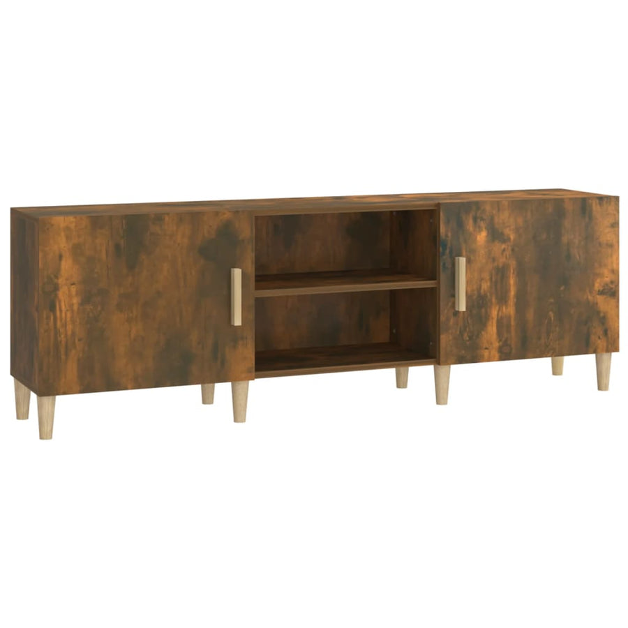 Tv-Meubel 50X30X50 Cm Bewerkt Hout Kleurig Gerookt eiken
