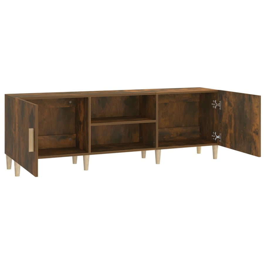 Tv-Meubel 50X30X50 Cm Bewerkt Hout Kleurig Gerookt eiken