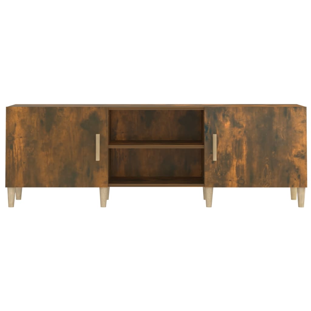 Tv-Meubel 50X30X50 Cm Bewerkt Hout Kleurig Gerookt eiken