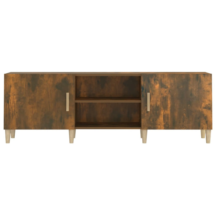Tv-Meubel 50X30X50 Cm Bewerkt Hout Kleurig Gerookt eiken