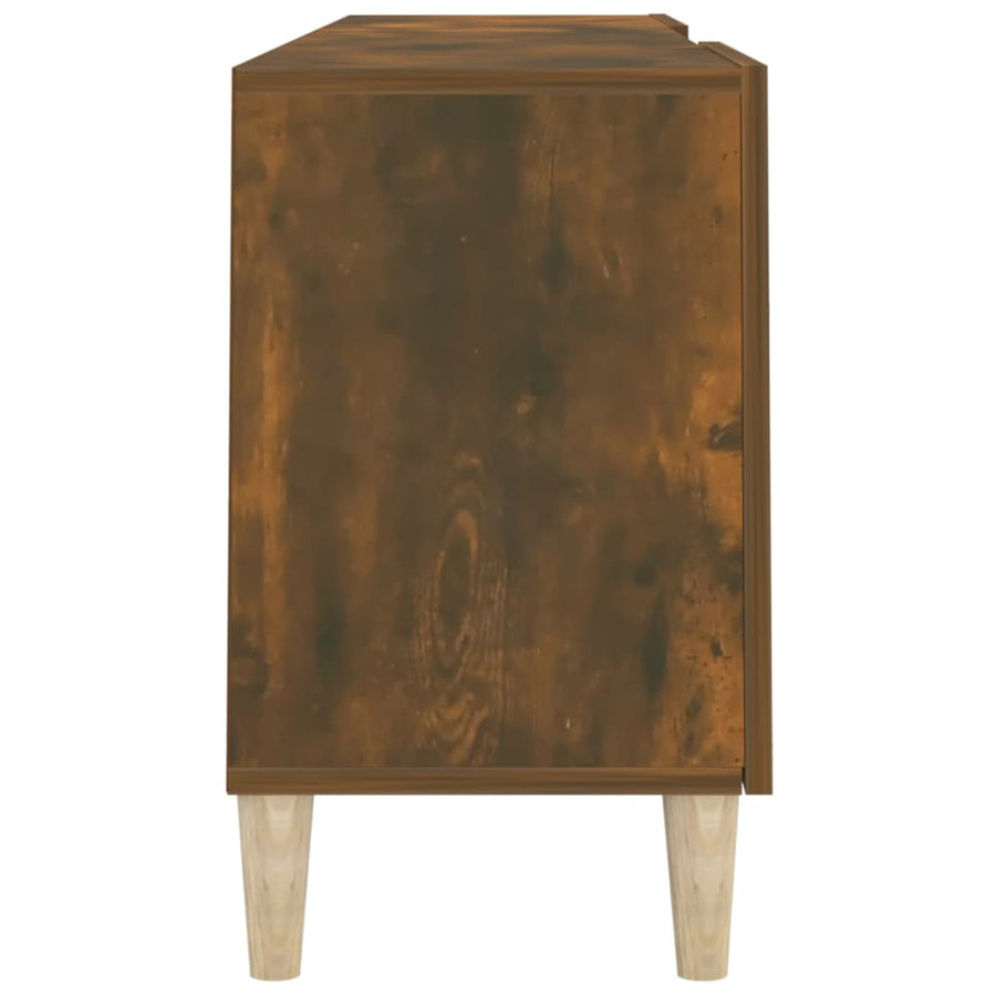 Tv-Meubel 50X30X50 Cm Bewerkt Hout Kleurig Gerookt eiken