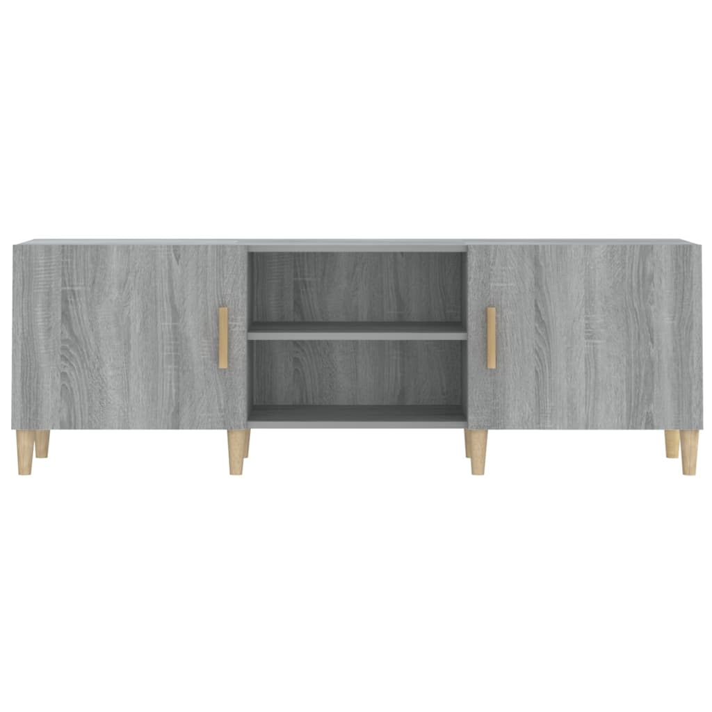 Tv-Meubel 50X30X50 Cm Bewerkt Hout Eikenkleurig Grijs sonoma