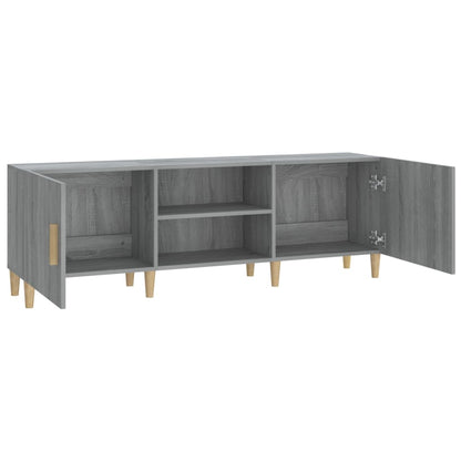 Tv-Meubel 50X30X50 Cm Bewerkt Hout Eikenkleurig Grijs sonoma