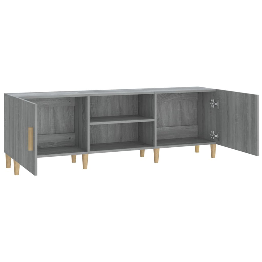 Tv-Meubel 50X30X50 Cm Bewerkt Hout Eikenkleurig Grijs sonoma
