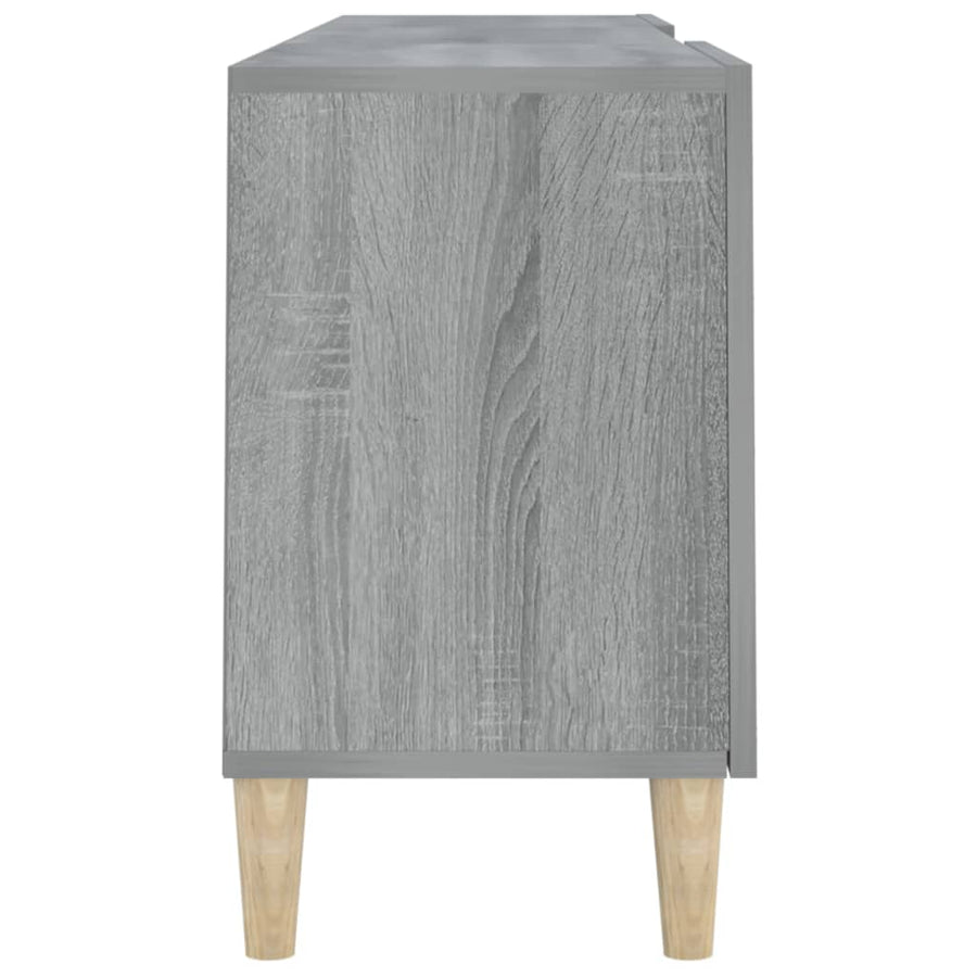 Tv-Meubel 50X30X50 Cm Bewerkt Hout Eikenkleurig Grijs sonoma