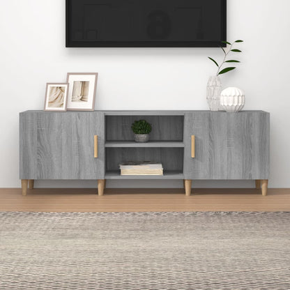 Tv-Meubel 50X30X50 Cm Bewerkt Hout Eikenkleurig Grijs sonoma