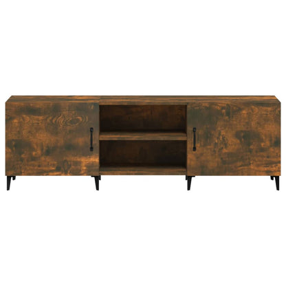 Tv-meubel 150x30x50 cm bewerkt hout gerookt eikenkleurig