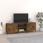 Tv-meubel 150x30x50 cm bewerkt hout gerookt eiken