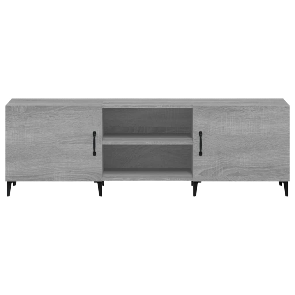 Tv-meubel 150x30x50 cm bewerkt hout grijs sonoma eikenkleurig