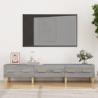 Tv-meubel 150x34,5x30 cm grijs sonoma eiken