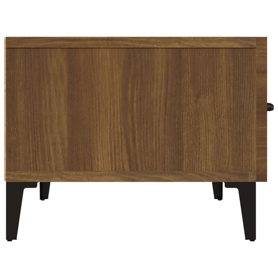 Tv-Meubel 50X34,5X30 Cm Bewerkt Hout bruin eikenkleur