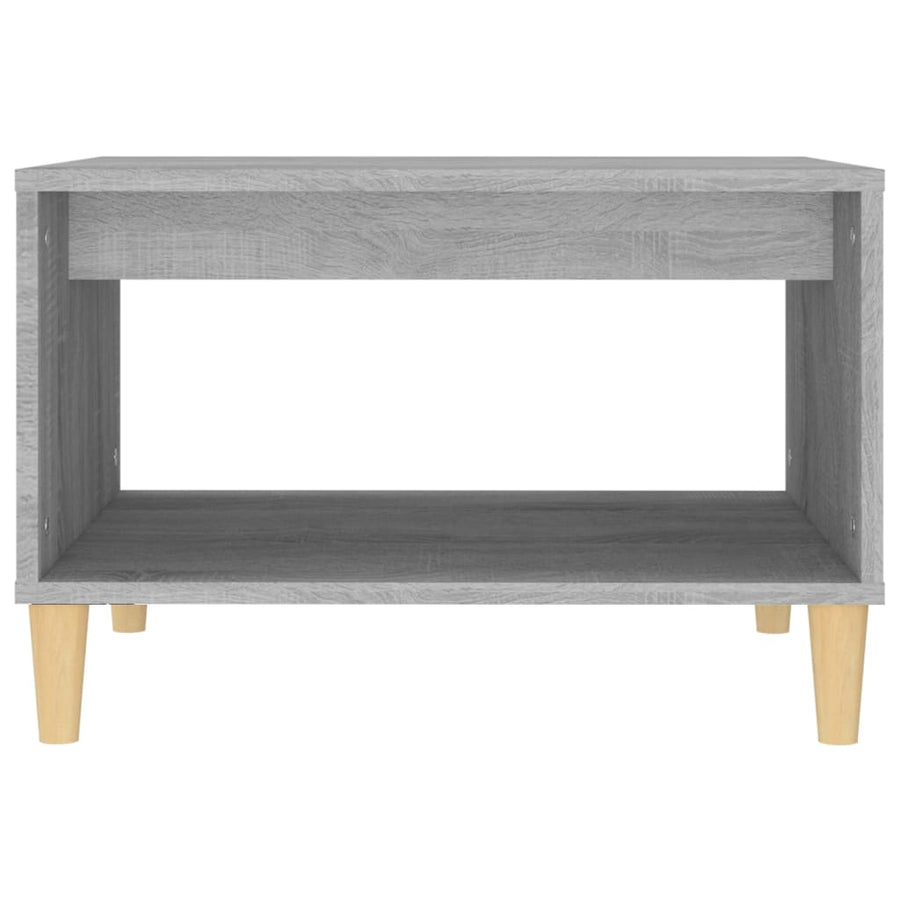 Salontafel 60X50X40 Cm Bewerkt Hout Grijs Sonoma Eikenkleurig