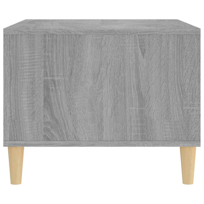 Salontafel 60X50X40 Cm Bewerkt Hout Grijs Sonoma Eikenkleurig