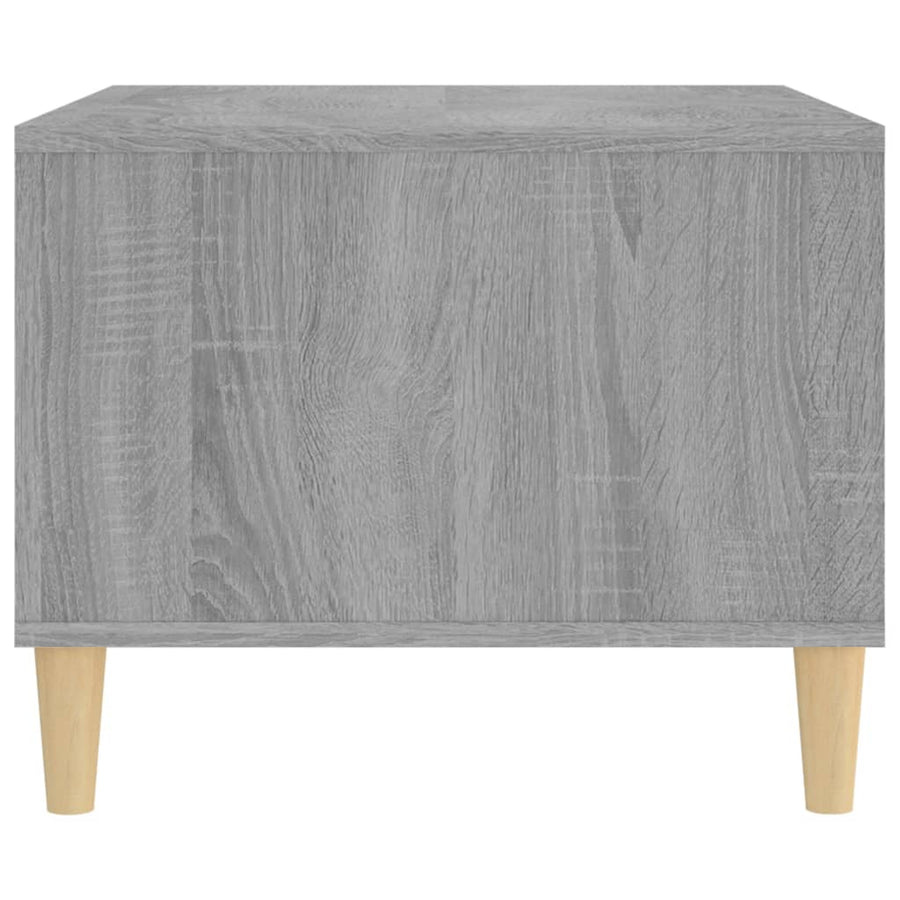 Salontafel 60X50X40 Cm Bewerkt Hout Grijs Sonoma Eikenkleurig