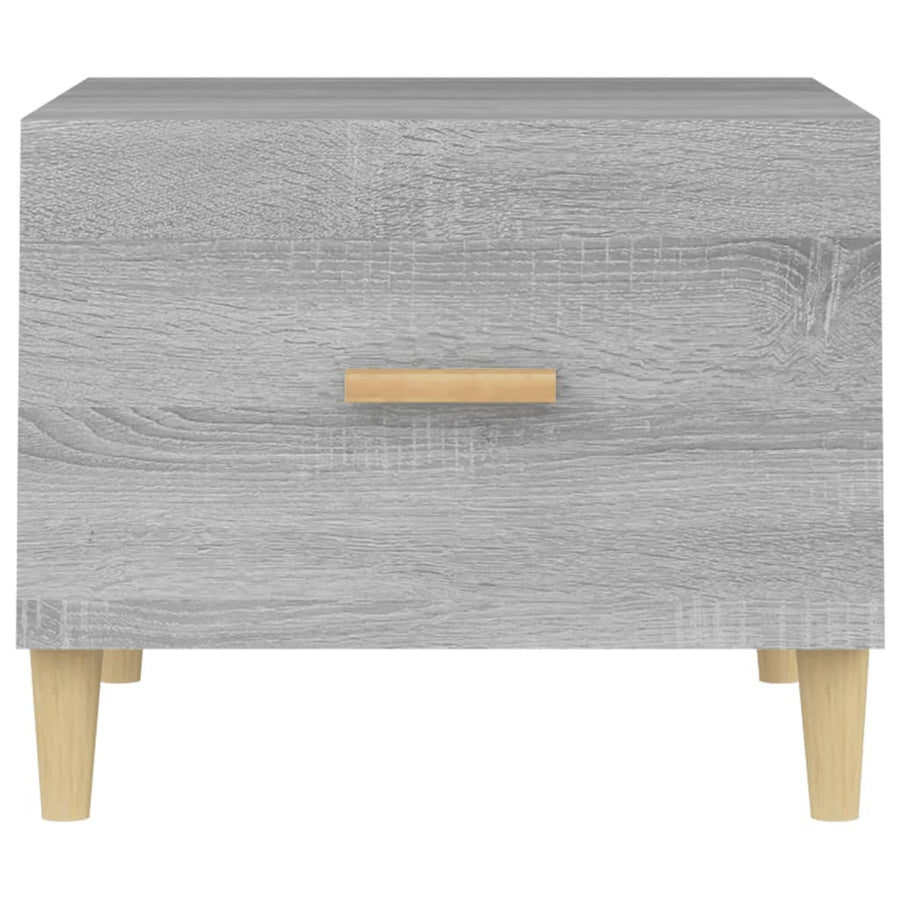 Salontafels 2 St 50X50X40 Cm Bewerkt Hout Grijs Sonoma Eiken