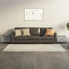 Salontafel set 2 stuks 50x50x40 cm grijs sonoma
