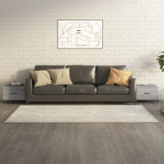 Salontafel set 2 stuks 50x50x40 cm grijs sonoma