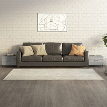 Salontafels 2 St Met Metalen Poten 50X50X40 Cm Grijs Sonoma